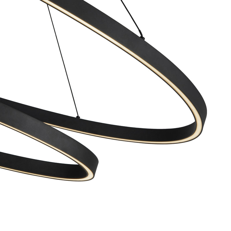 LED Chandelier<br /><span style="color:#4AB0CE;">Entrega: 4-10 dias en USA</span><br /><span style="color:#4AB0CE;font-size:60%;">PREGUNTE POR ENTREGA EN PANAMA</span><br />Collection: Ovale<br />Finish: Black