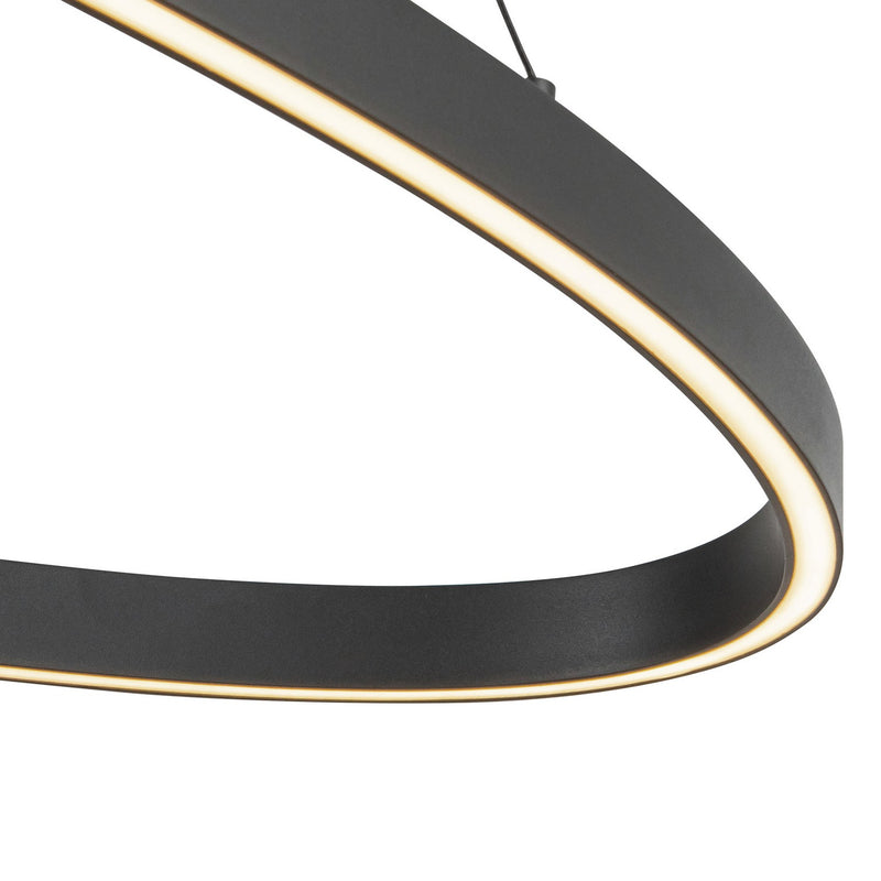 LED Linear Pendant<br /><span style="color:#4AB0CE;">Entrega: 4-10 dias en USA</span><br /><span style="color:#4AB0CE;font-size:60%;">PREGUNTE POR ENTREGA EN PANAMA</span><br />Collection: Ovale<br />Finish: Black