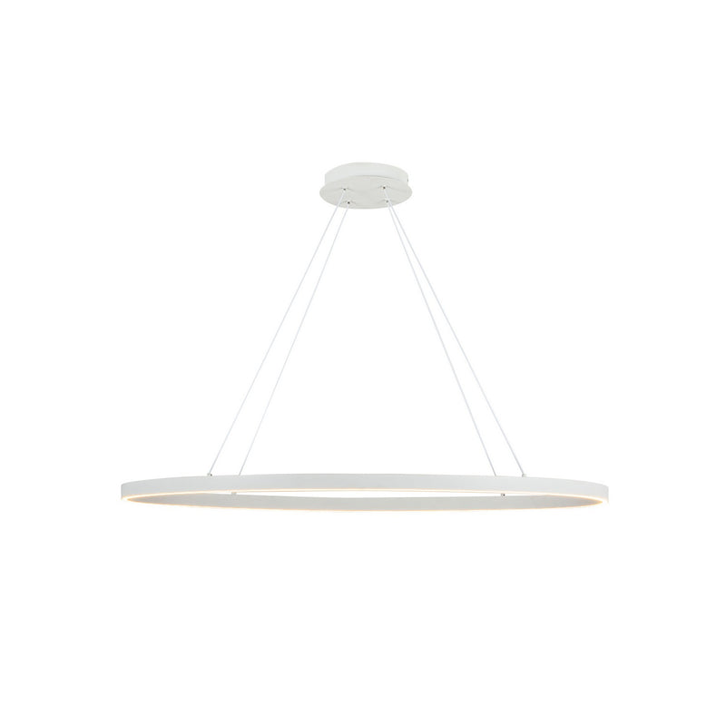 LED Linear Pendant<br /><span style="color:#4AB0CE;">Entrega: 4-10 dias en USA</span><br /><span style="color:#4AB0CE;font-size:60%;">PREGUNTE POR ENTREGA EN PANAMA</span><br />Collection: Ovale<br />Finish: White