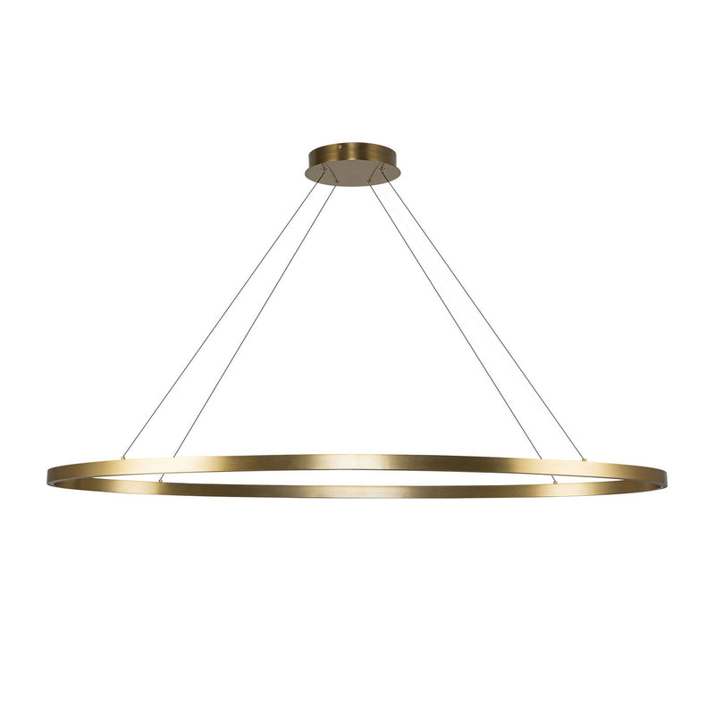 LED Linear Pendant<br /><span style="color:#4AB0CE;">Entrega: 4-10 dias en USA</span><br /><span style="color:#4AB0CE;font-size:60%;">PREGUNTE POR ENTREGA EN PANAMA</span><br />Collection: Ovale<br />Finish: Brushed Gold