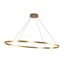 LED Linear Pendant<br /><span style="color:#4AB0CE;">Entrega: 4-10 dias en USA</span><br /><span style="color:#4AB0CE;font-size:60%;">PREGUNTE POR ENTREGA EN PANAMA</span><br />Collection: Ovale<br />Finish: Brushed Gold