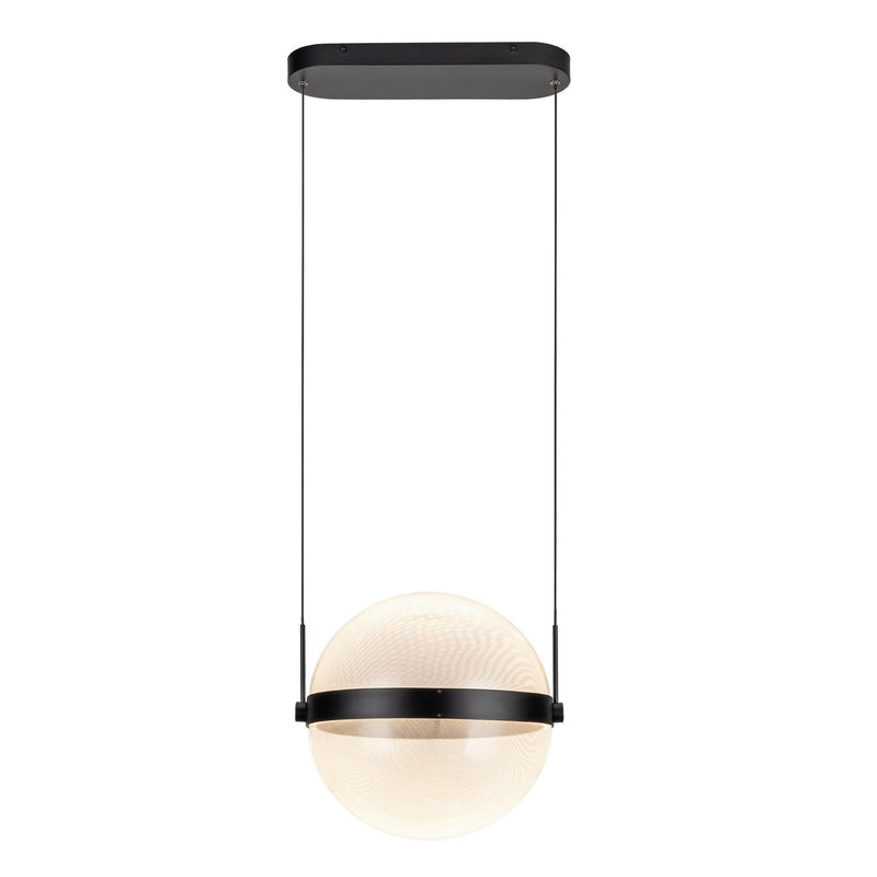LED Pendant<br /><span style="color:#4AB0CE;">Entrega: 4-10 dias en USA</span><br /><span style="color:#4AB0CE;font-size:60%;">PREGUNTE POR ENTREGA EN PANAMA</span><br />Collection: Pisces<br />Finish: Black/Light Guide