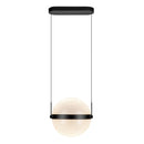 LED Pendant<br /><span style="color:#4AB0CE;">Entrega: 4-10 dias en USA</span><br /><span style="color:#4AB0CE;font-size:60%;">PREGUNTE POR ENTREGA EN PANAMA</span><br />Collection: Pisces<br />Finish: Black/Light Guide