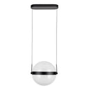 LED Pendant<br /><span style="color:#4AB0CE;">Entrega: 4-10 dias en USA</span><br /><span style="color:#4AB0CE;font-size:60%;">PREGUNTE POR ENTREGA EN PANAMA</span><br />Collection: Pisces<br />Finish: Black/Light Guide