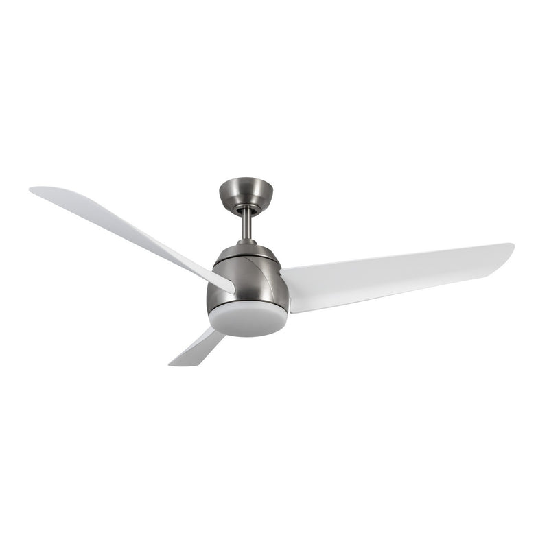 54"Ceiling Fan<br /><span style="color:#4AB0CE;">Entrega: 4-10 dias en USA</span><br /><span style="color:#4AB0CE;font-size:60%;">PREGUNTE POR ENTREGA EN PANAMA</span><br />Collection: Thalia<br />Finish: Brushed Nickel/Matte White