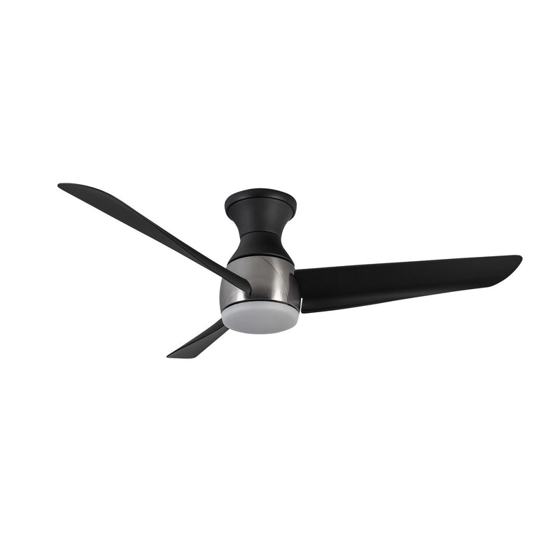 54"Hugger Fan<br /><span style="color:#4AB0CE;">Entrega: 4-10 dias en USA</span><br /><span style="color:#4AB0CE;font-size:60%;">PREGUNTE POR ENTREGA EN PANAMA</span><br />Collection: Thalia<br />Finish: Brushed Nickel/Matte Black