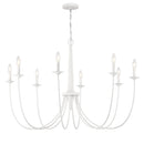 Eight Light Chandelier<br /><span style="color:#4AB0CE;">Entrega: 4-10 dias en USA</span><br /><span style="color:#4AB0CE;font-size:60%;">PREGUNTE POR ENTREGA EN PANAMA</span><br />Collection: Stonecrest<br />Finish: Bisque White