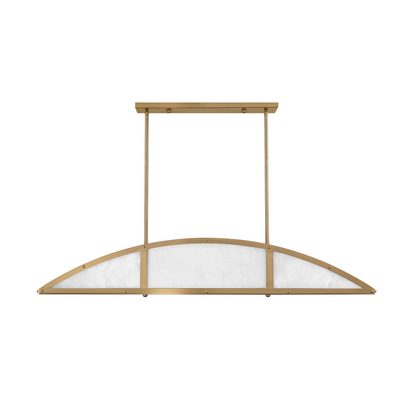 Four Light Linear Chandelier<br /><span style="color:#4AB0CE;">Entrega: 4-10 dias en USA</span><br /><span style="color:#4AB0CE;font-size:60%;">PREGUNTE POR ENTREGA EN PANAMA</span><br />Collection: Legacy<br />Finish: Warm Brass