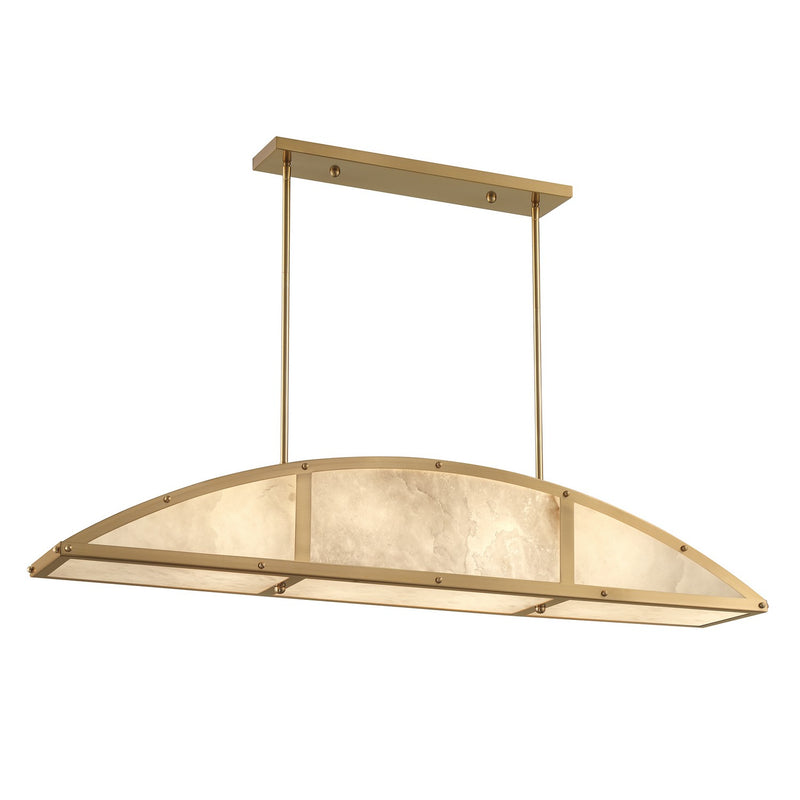 Four Light Linear Chandelier<br /><span style="color:#4AB0CE;">Entrega: 4-10 dias en USA</span><br /><span style="color:#4AB0CE;font-size:60%;">PREGUNTE POR ENTREGA EN PANAMA</span><br />Collection: Legacy<br />Finish: Warm Brass