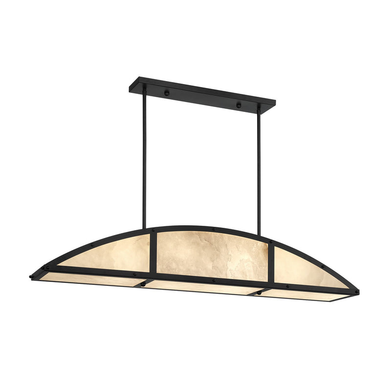 Four Light Linear Chandelier<br /><span style="color:#4AB0CE;">Entrega: 4-10 dias en USA</span><br /><span style="color:#4AB0CE;font-size:60%;">PREGUNTE POR ENTREGA EN PANAMA</span><br />Collection: Legacy<br />Finish: Matte Black