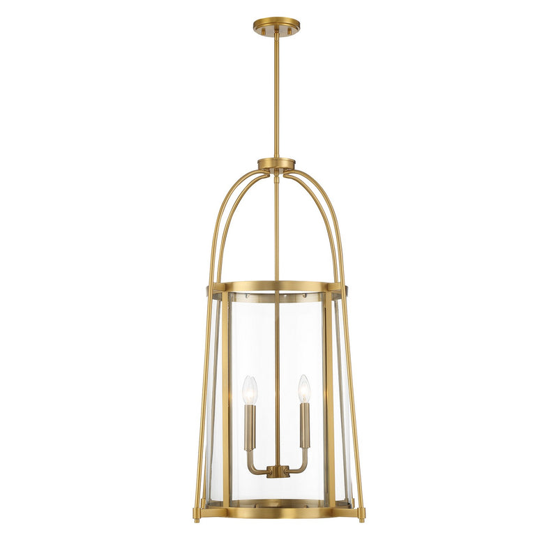 Four Light Pendant<br /><span style="color:#4AB0CE;">Entrega: 4-10 dias en USA</span><br /><span style="color:#4AB0CE;font-size:60%;">PREGUNTE POR ENTREGA EN PANAMA</span><br />Collection: Rosedale<br />Finish: Warm Brass