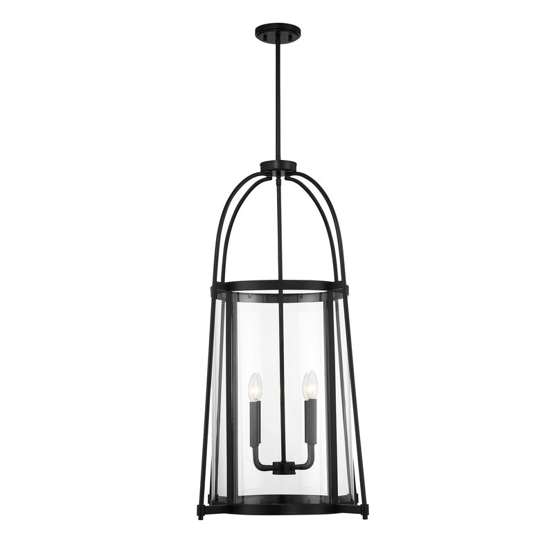 Four Light Pendant<br /><span style="color:#4AB0CE;">Entrega: 4-10 dias en USA</span><br /><span style="color:#4AB0CE;font-size:60%;">PREGUNTE POR ENTREGA EN PANAMA</span><br />Collection: Rosedale<br />Finish: Matte Black