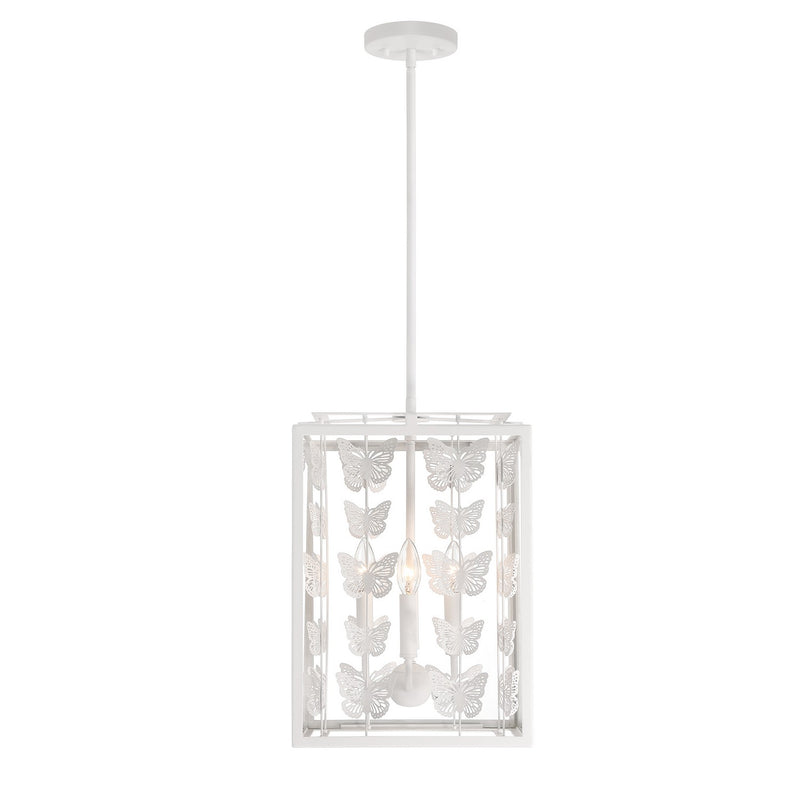 Four Light Pendant<br /><span style="color:#4AB0CE;">Entrega: 4-10 dias en USA</span><br /><span style="color:#4AB0CE;font-size:60%;">PREGUNTE POR ENTREGA EN PANAMA</span><br />Collection: Birch<br />Finish: Bisque White