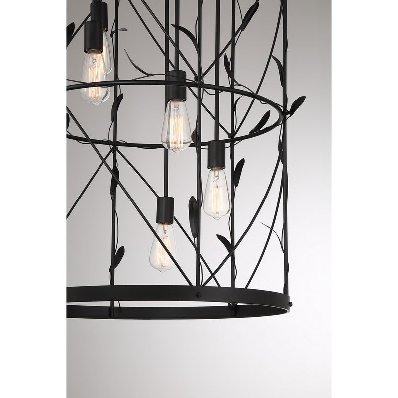 Savoy House - 3-6599-5-89 - Five Light Pendant - Lexington - Matte Black