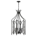 Six Light Pendant<br /><span style="color:#4AB0CE;">Entrega: 4-10 dias en USA</span><br /><span style="color:#4AB0CE;font-size:60%;">PREGUNTE POR ENTREGA EN PANAMA</span><br />Collection: Enclave<br />Finish: Black Tourmaline