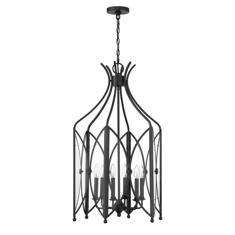 Six Light Pendant<br /><span style="color:#4AB0CE;">Entrega: 4-10 dias en USA</span><br /><span style="color:#4AB0CE;font-size:60%;">PREGUNTE POR ENTREGA EN PANAMA</span><br />Collection: Enclave<br />Finish: Black Tourmaline