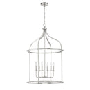 Six Light Pendant<br /><span style="color:#4AB0CE;">Entrega: 6-7 semanas en USA</span><br /><span style="color:#4AB0CE;font-size:60%;">PREGUNTE POR ENTREGA EN PANAMA</span><br />Collection: Brookstone<br />Finish: Satin Nickel