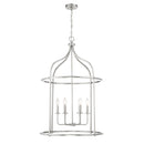 Six Light Pendant<br /><span style="color:#4AB0CE;">Entrega: 6-7 semanas en USA</span><br /><span style="color:#4AB0CE;font-size:60%;">PREGUNTE POR ENTREGA EN PANAMA</span><br />Collection: Brookstone<br />Finish: Satin Nickel