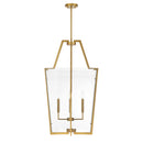 Four Light Pendant<br /><span style="color:#4AB0CE;">Entrega: 4-10 dias en USA</span><br /><span style="color:#4AB0CE;font-size:60%;">PREGUNTE POR ENTREGA EN PANAMA</span><br />Collection: Farell<br />Finish: Warm Brass