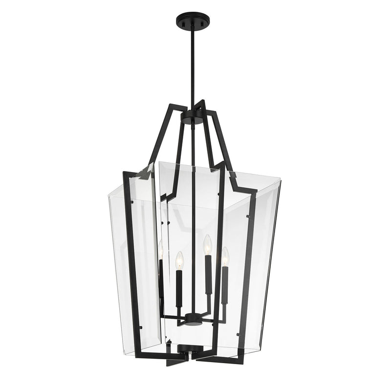 Four Light Pendant<br /><span style="color:#4AB0CE;">Entrega: 4-10 dias en USA</span><br /><span style="color:#4AB0CE;font-size:60%;">PREGUNTE POR ENTREGA EN PANAMA</span><br />Collection: Farell<br />Finish: Matte Black