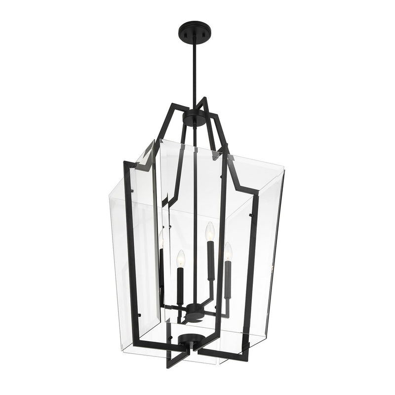 Four Light Pendant<br /><span style="color:#4AB0CE;">Entrega: 4-10 dias en USA</span><br /><span style="color:#4AB0CE;font-size:60%;">PREGUNTE POR ENTREGA EN PANAMA</span><br />Collection: Farell<br />Finish: Matte Black