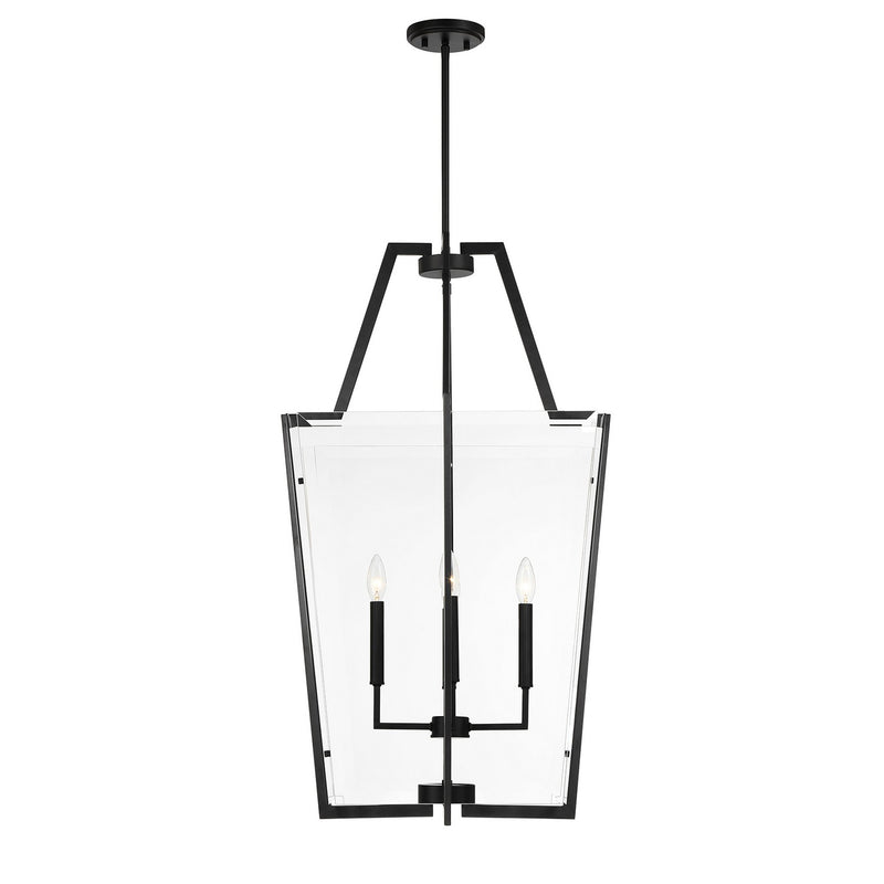 Four Light Pendant<br /><span style="color:#4AB0CE;">Entrega: 4-10 dias en USA</span><br /><span style="color:#4AB0CE;font-size:60%;">PREGUNTE POR ENTREGA EN PANAMA</span><br />Collection: Farell<br />Finish: Matte Black