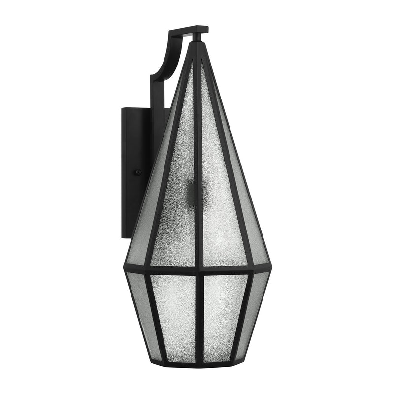 One Light Outdoor Wall Lantern<br /><span style="color:#4AB0CE;">Entrega: 4-10 dias en USA</span><br /><span style="color:#4AB0CE;font-size:60%;">PREGUNTE POR ENTREGA EN PANAMA</span><br />Collection: Peninsula<br />Finish: Matte Black