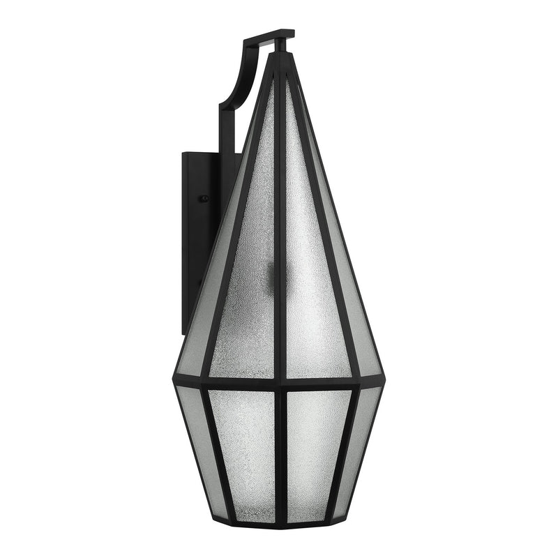 One Light Outdoor Wall Lantern<br /><span style="color:#4AB0CE;">Entrega: 4-10 dias en USA</span><br /><span style="color:#4AB0CE;font-size:60%;">PREGUNTE POR ENTREGA EN PANAMA</span><br />Collection: Peninsula<br />Finish: Matte Black