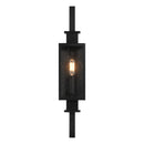 One Light Outdoor Wall Lantern<br /><span style="color:#4AB0CE;">Entrega: 4-10 dias en USA</span><br /><span style="color:#4AB0CE;font-size:60%;">PREGUNTE POR ENTREGA EN PANAMA</span><br />Collection: Ascott<br />Finish: Matte Black