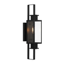 One Light Outdoor Wall Lantern<br /><span style="color:#4AB0CE;">Entrega: 4-10 dias en USA</span><br /><span style="color:#4AB0CE;font-size:60%;">PREGUNTE POR ENTREGA EN PANAMA</span><br />Collection: Ascott<br />Finish: Matte Black