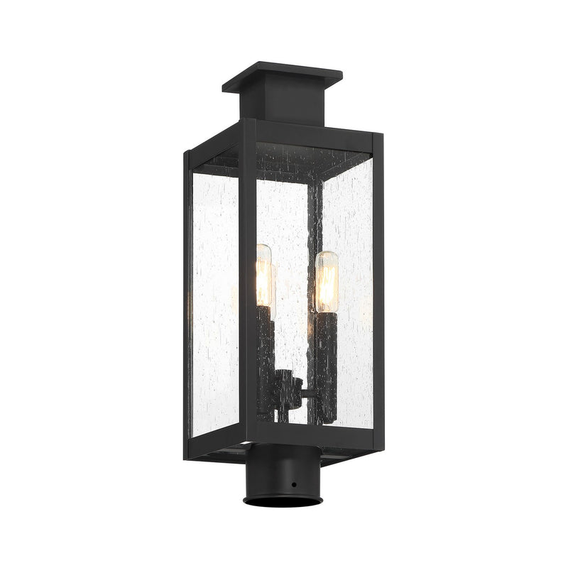 Savoy House - 5-828-BK - Three Light Outdoor Post Lantern - Ascott - Matte Black