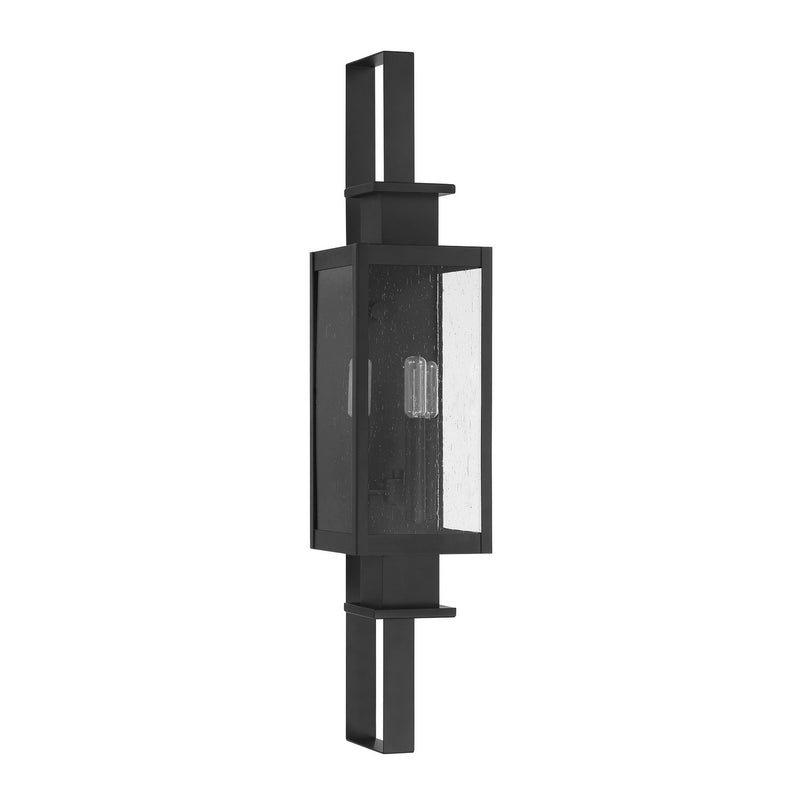 Three Light Outdoor Wall Lantern<br /><span style="color:#4AB0CE;">Entrega: 4-10 dias en USA</span><br /><span style="color:#4AB0CE;font-size:60%;">PREGUNTE POR ENTREGA EN PANAMA</span><br />Collection: Ascott<br />Finish: Matte Black