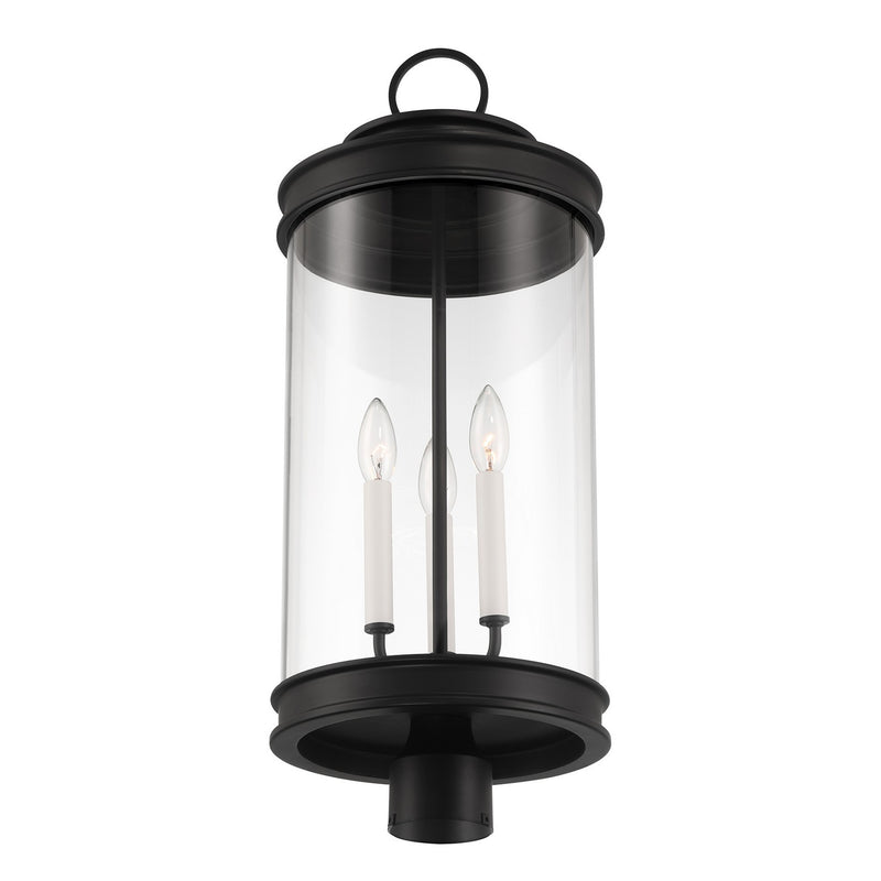 Savoy House - 5-902-BK - Three Light Outdoor Post Lantern - Englewood - Matte Black