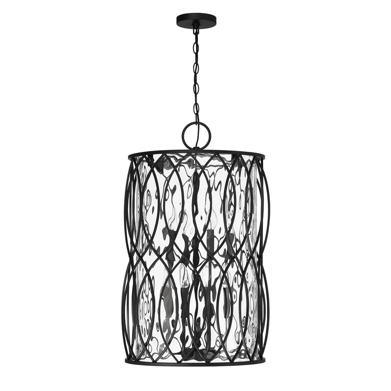 Eight Light Pendant<br /><span style="color:#4AB0CE;">Entrega: 4-10 dias en USA</span><br /><span style="color:#4AB0CE;font-size:60%;">PREGUNTE POR ENTREGA EN PANAMA</span><br />Collection: Snowden<br />Finish: Matte Black