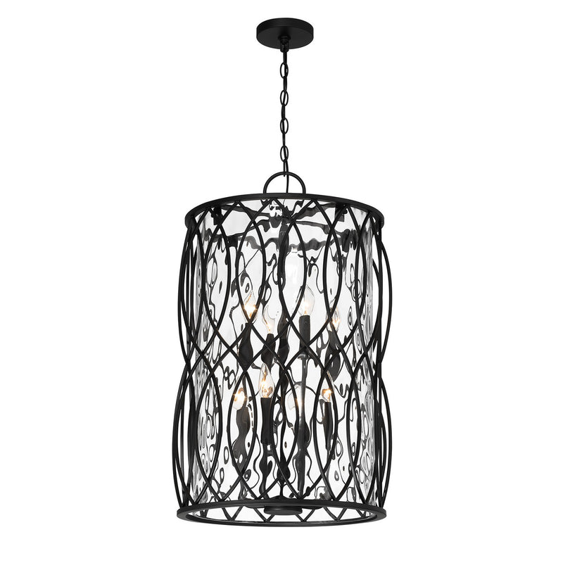 Eight Light Pendant<br /><span style="color:#4AB0CE;">Entrega: 4-10 dias en USA</span><br /><span style="color:#4AB0CE;font-size:60%;">PREGUNTE POR ENTREGA EN PANAMA</span><br />Collection: Snowden<br />Finish: Matte Black