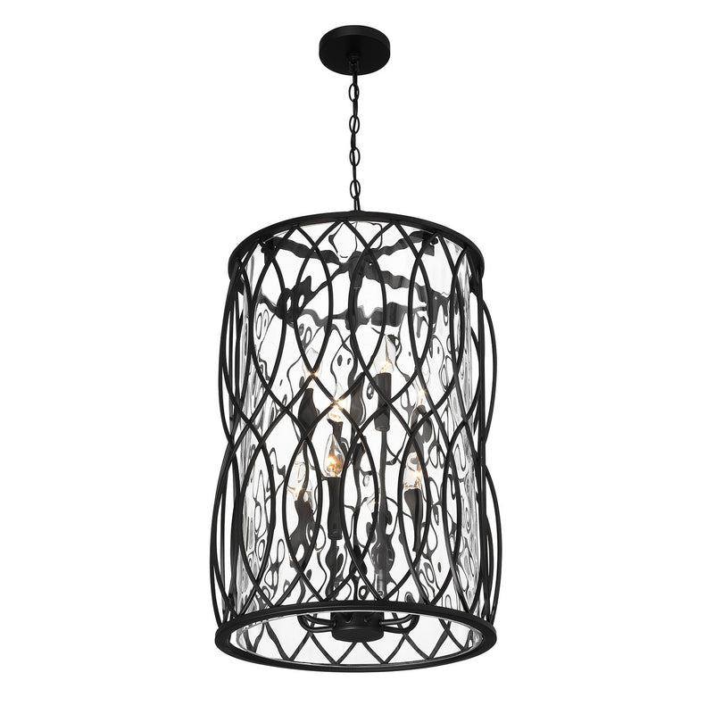 Eight Light Pendant<br /><span style="color:#4AB0CE;">Entrega: 4-10 dias en USA</span><br /><span style="color:#4AB0CE;font-size:60%;">PREGUNTE POR ENTREGA EN PANAMA</span><br />Collection: Snowden<br />Finish: Matte Black