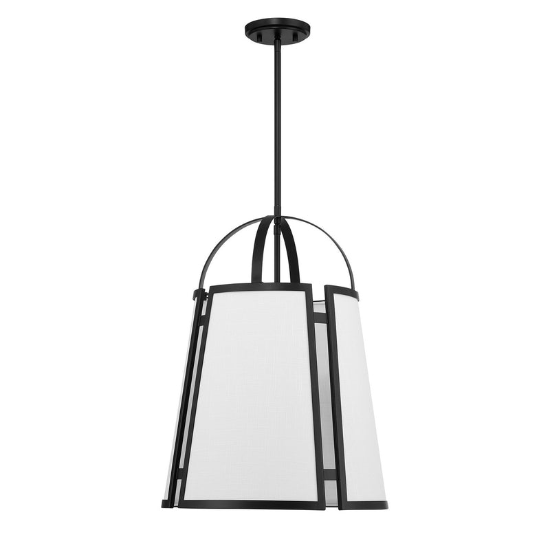 Four Light Pendant<br /><span style="color:#4AB0CE;">Entrega: 4-10 dias en USA</span><br /><span style="color:#4AB0CE;font-size:60%;">PREGUNTE POR ENTREGA EN PANAMA</span><br />Collection: Chartwell<br />Finish: Matte Black