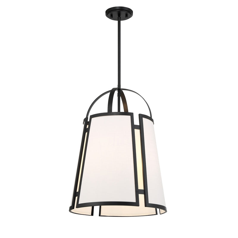 Four Light Pendant<br /><span style="color:#4AB0CE;">Entrega: 4-10 dias en USA</span><br /><span style="color:#4AB0CE;font-size:60%;">PREGUNTE POR ENTREGA EN PANAMA</span><br />Collection: Chartwell<br />Finish: Matte Black