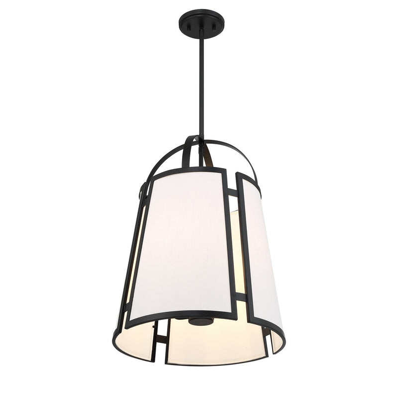 Four Light Pendant<br /><span style="color:#4AB0CE;">Entrega: 4-10 dias en USA</span><br /><span style="color:#4AB0CE;font-size:60%;">PREGUNTE POR ENTREGA EN PANAMA</span><br />Collection: Chartwell<br />Finish: Matte Black