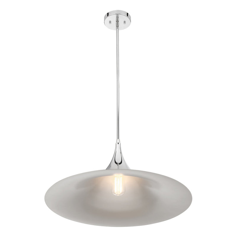 One Light Pendant<br /><span style="color:#4AB0CE;">Entrega: 4-10 dias en USA</span><br /><span style="color:#4AB0CE;font-size:60%;">PREGUNTE POR ENTREGA EN PANAMA</span><br />Collection: Bowdin<br />Finish: Polished Chrome