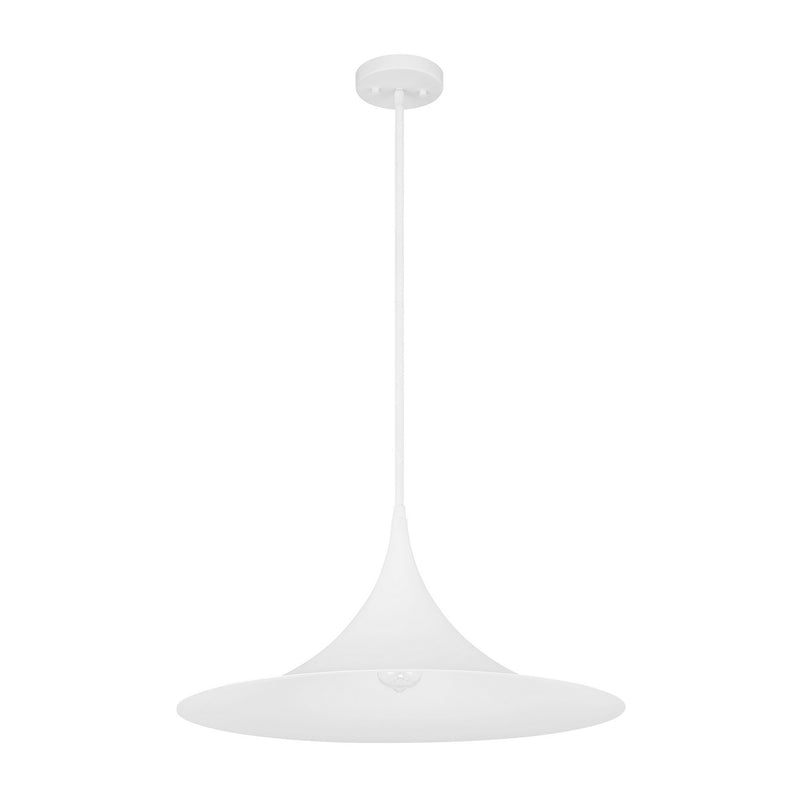 One Light Pendant<br /><span style="color:#4AB0CE;">Entrega: 4-10 dias en USA</span><br /><span style="color:#4AB0CE;font-size:60%;">PREGUNTE POR ENTREGA EN PANAMA</span><br />Collection: Bowdin<br />Finish: Bisque White