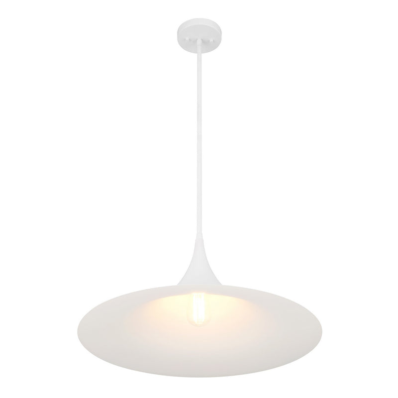 One Light Pendant<br /><span style="color:#4AB0CE;">Entrega: 4-10 dias en USA</span><br /><span style="color:#4AB0CE;font-size:60%;">PREGUNTE POR ENTREGA EN PANAMA</span><br />Collection: Bowdin<br />Finish: Bisque White