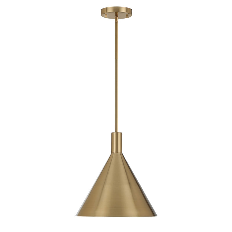One Light Pendant<br /><span style="color:#4AB0CE;">Entrega: 4-10 dias en USA</span><br /><span style="color:#4AB0CE;font-size:60%;">PREGUNTE POR ENTREGA EN PANAMA</span><br />Collection: Pharos<br />Finish: Noble Brass