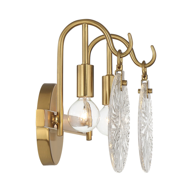 Savoy House - 8-3981-2-322 - Two Light Bathroom Vanity - Addison - Warm Brass