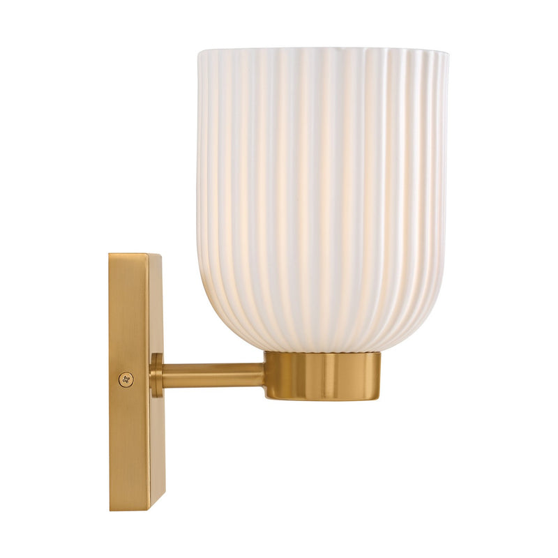 Savoy House - 9-3172-1-322 - One Light Wall Sconce - Isla Blanca - Warm Brass