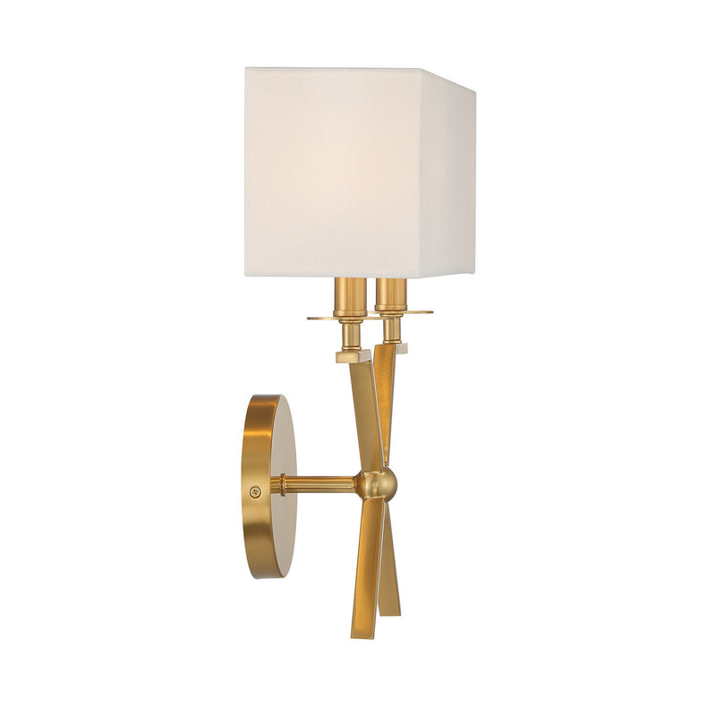 Savoy House - 9-3305-2-322 - Two Light Wall Sconce - Arondale - Warm Brass