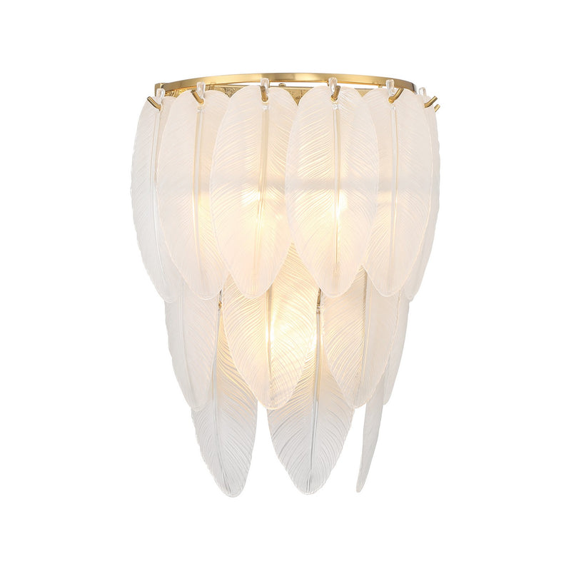 Three Light Wall Sconce<br /><span style="color:#4AB0CE;">Entrega: 5-6 semanas en USA</span><br /><span style="color:#4AB0CE;font-size:60%;">PREGUNTE POR ENTREGA EN PANAMA</span><br />Collection: Boa<br />Finish: Warm Brass