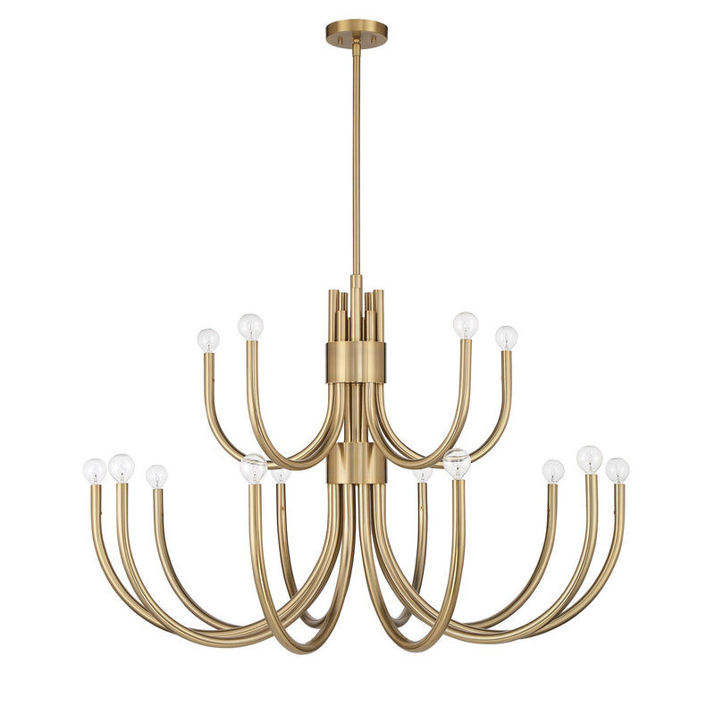 15 Light Chandelier<br /><span style="color:#4AB0CE;">Entrega: 4-10 dias en USA</span><br /><span style="color:#4AB0CE;font-size:60%;">PREGUNTE POR ENTREGA EN PANAMA</span><br />Collection: Sorrento<br />Finish: Noble Brass