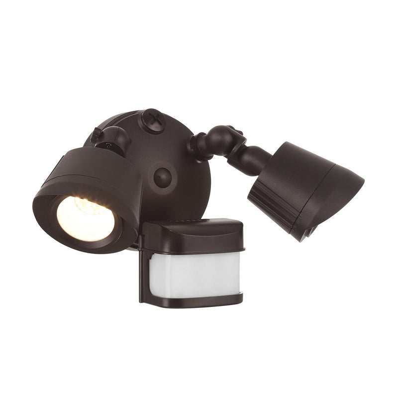 LED Motion Sensored Double Flood Light<br /><span style="color:#4AB0CE;">Entrega: 4-10 dias en USA</span><br /><span style="color:#4AB0CE;font-size:60%;">PREGUNTE POR ENTREGA EN PANAMA</span><br />Finish: Bronze