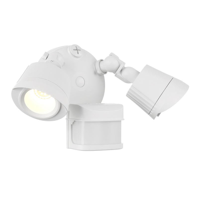 LED Motion Sensored Double Flood Light<br /><span style="color:#4AB0CE;">Entrega: 4-10 dias en USA</span><br /><span style="color:#4AB0CE;font-size:60%;">PREGUNTE POR ENTREGA EN PANAMA</span><br />Finish: White